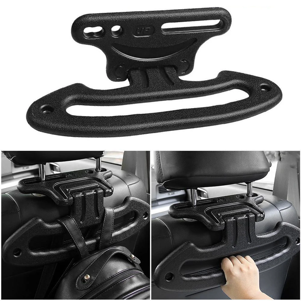 

3 Colors Car Practical Multi-function Car Seat Back Handle Hook Safety Armrest Clothes Drying Rod Durable Car Automobile Hanger