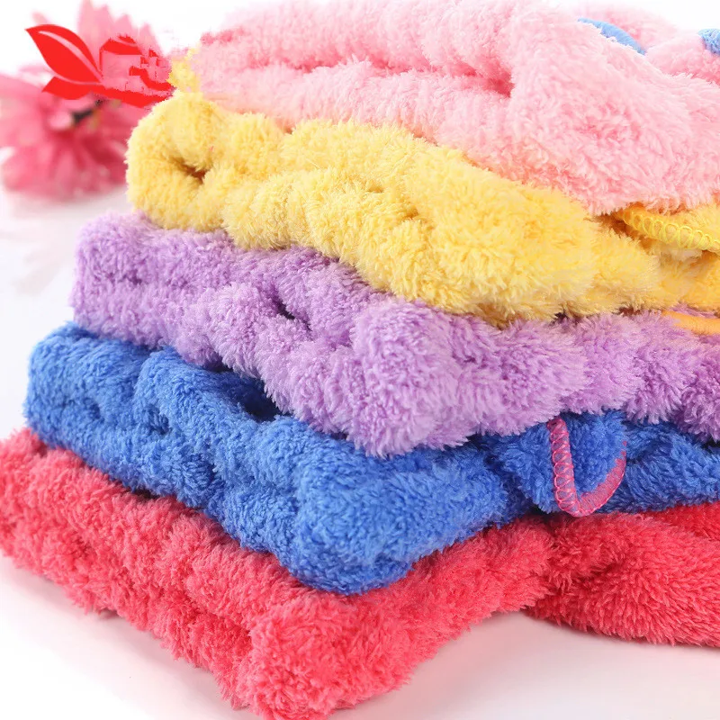 Women Hair Drying Cap Shower Microfiber Towel shower cap hair towel
