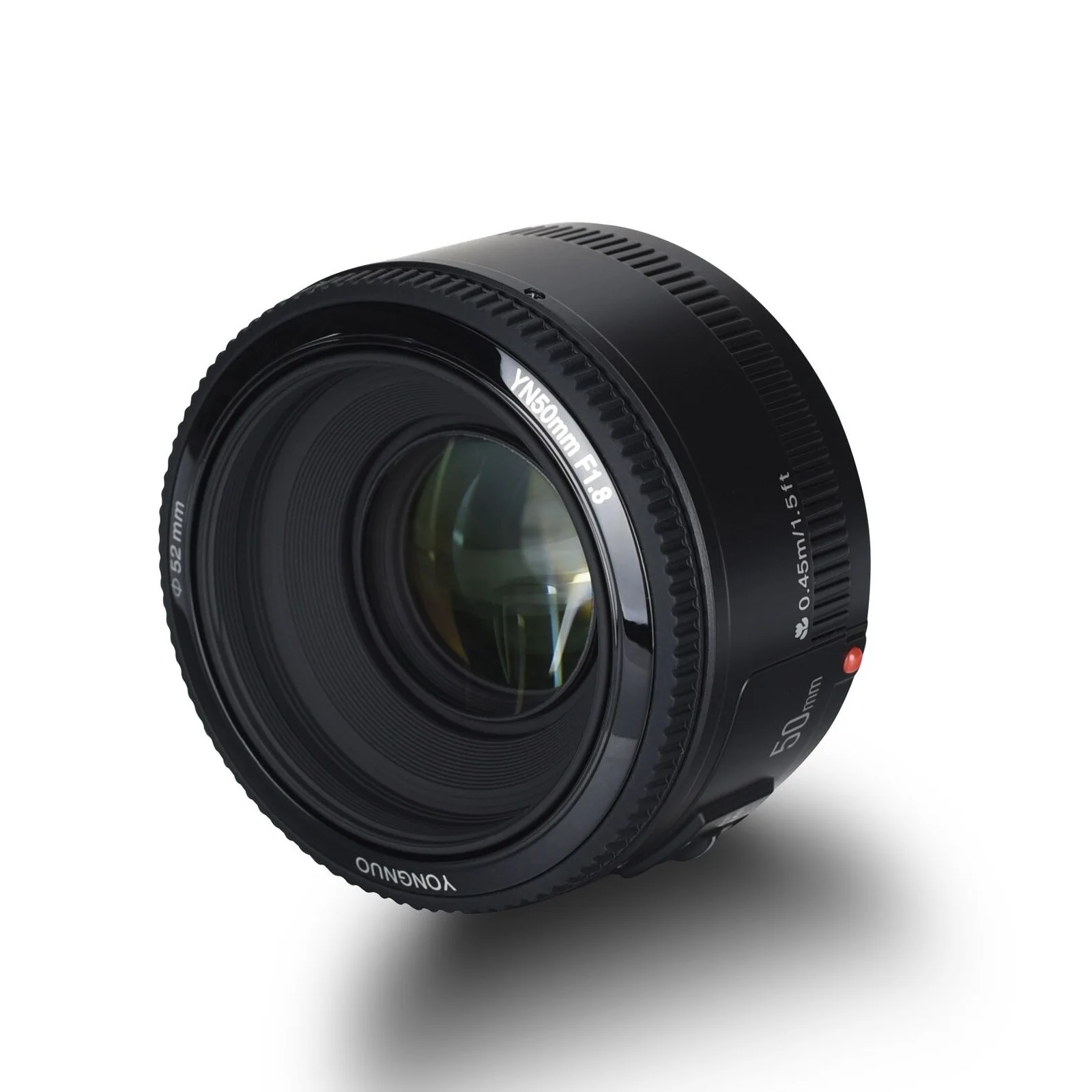 Miglior Obiettivo Della Fotocamera Yongnuo Yn50 Mm F1.8 Mf Yn 50 Mm F /1.8Af Apertura Dell'Obiettivo Messa A Fuoco Automatica Per Fotocamere Dslr Cano