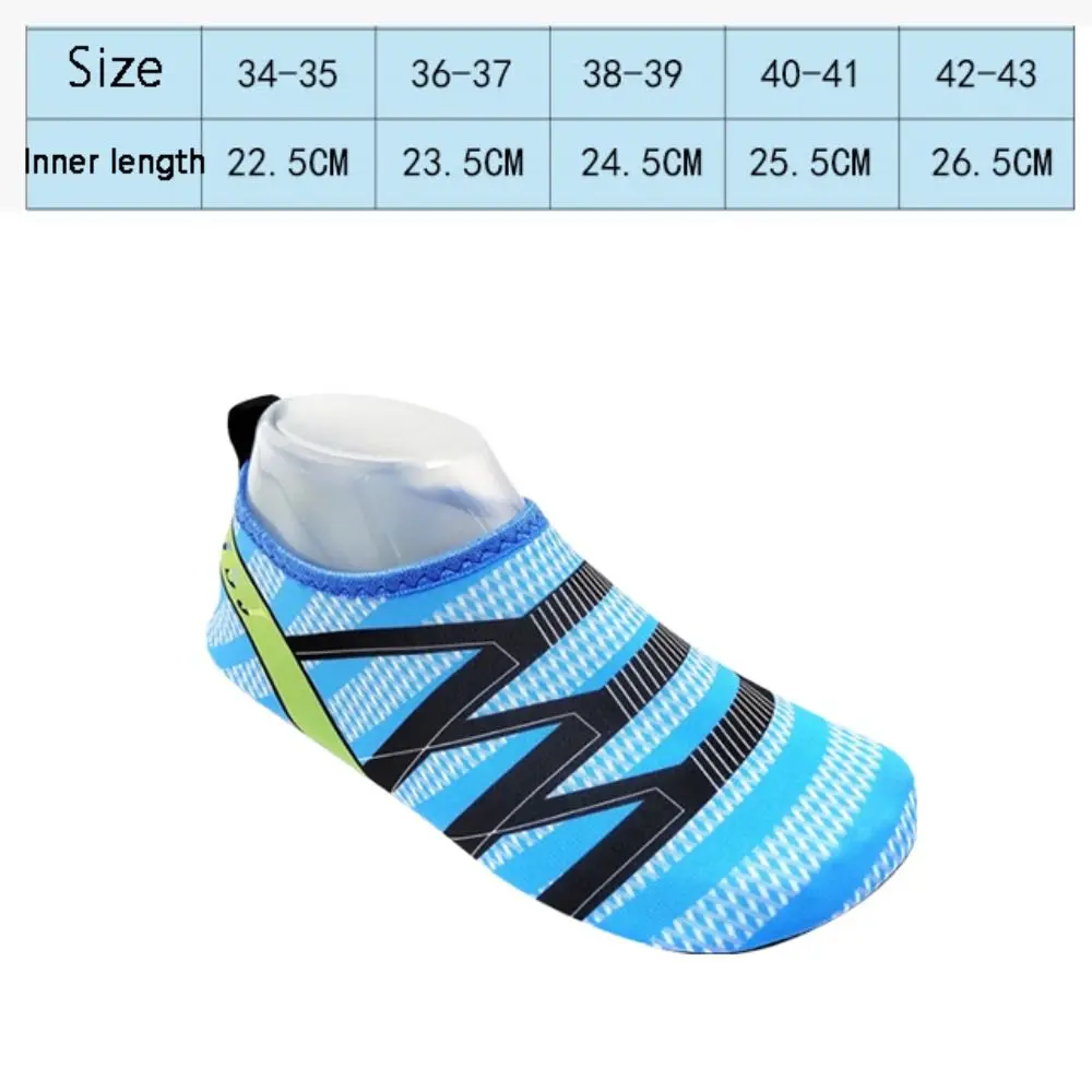 Nnti-slip Quick-Drying Water Shoes Unisex Light Swimming Sandals Flat Size 34-43 Swimming Aqua Slippers Footwear