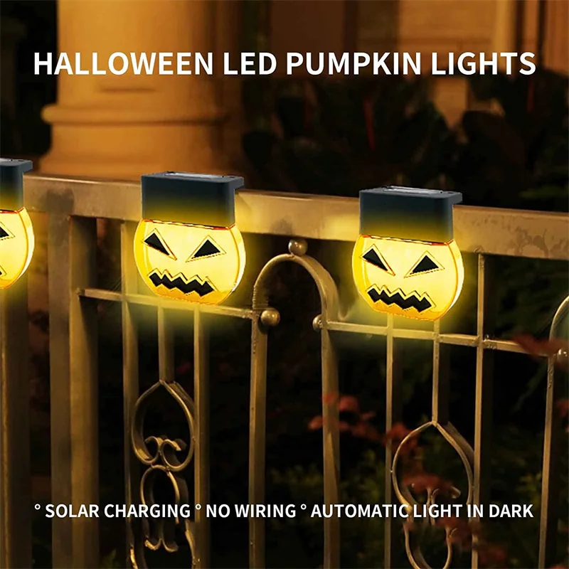 

Solar LED Outdoor Light Waterproof Garden Pumpkin Lantern Lamps for Balcony Yard Street Wall Light Delicate Halloween Decoration