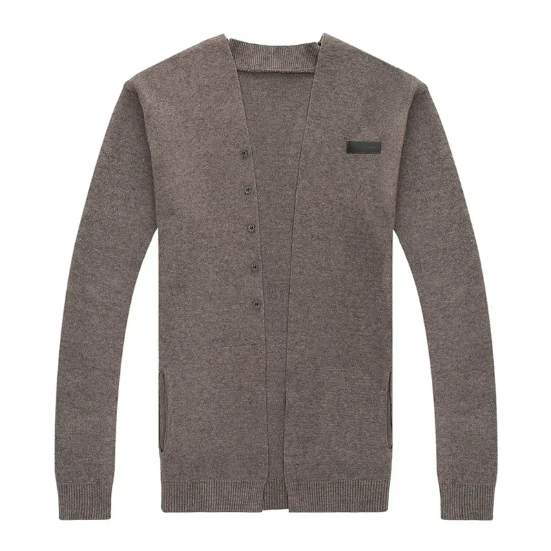 

Solid Knitted Slim Mens Coats Clothing Men Casual Cardigan New Brand Fit Men's Knit Autumn Fashion Sweater 2022