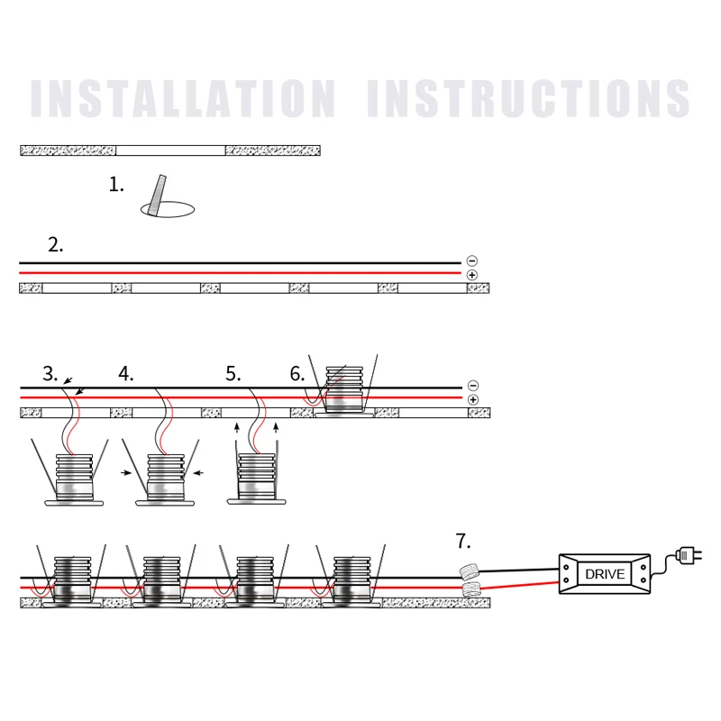Dimmable 12V 24V 2W 3W Mini Led Spotlight Outdoor Light Waterproof IP65 Home Hotel Sauna Waterproof Light Embedded Cutting 27mm 6