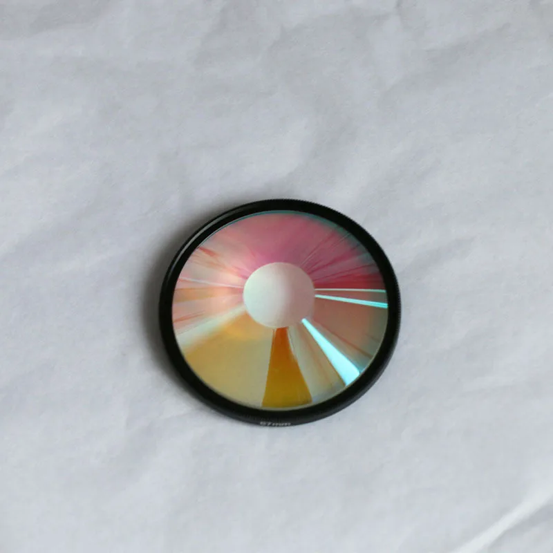 82/77/67mm Swirl Filter Special Effects Prism Lens Halo Fx Photography Accessories UV CPL Filter for Camera Canon