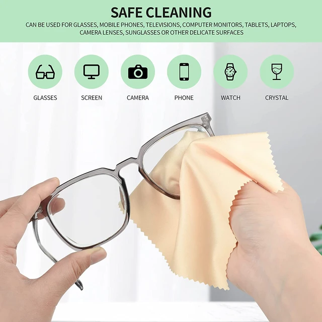 Limpiador de lentes / gafas / paño para limpiar