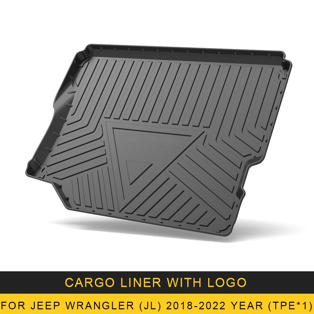 ForJeepWranglerJL20182023CarCargoLinerMatTPEAntislipTrunk