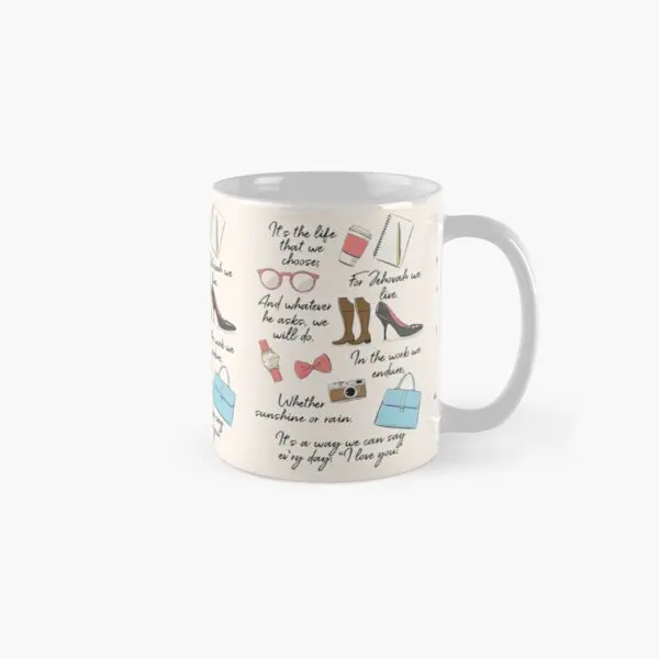 

The Life Of A Pioneer For Her Classic Mug Printed Tea Drinkware Design Picture Cup Photo Coffee Gifts Image Simple