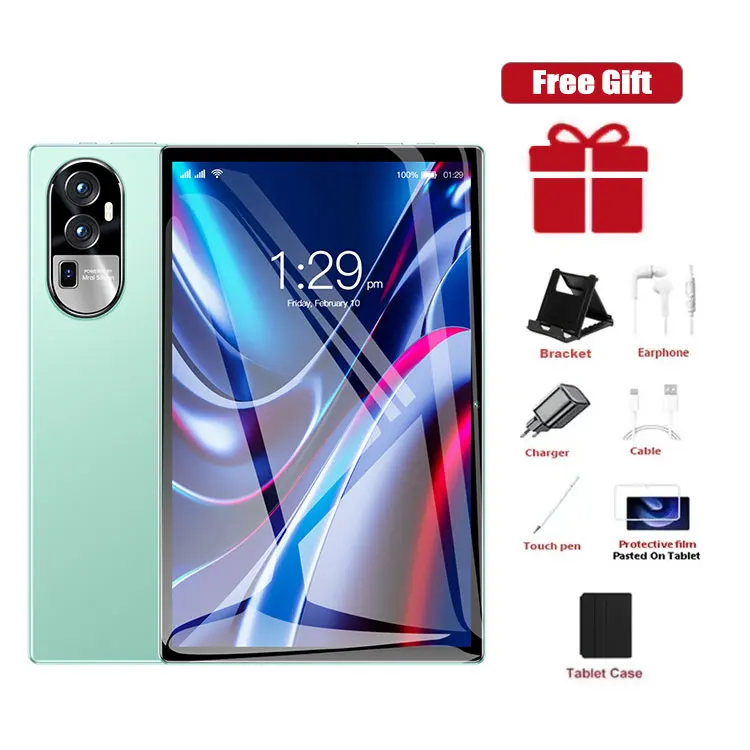 thumbnail image 1 of 2024 versión Global Pad 15pro tabletas 10,1 pulgadas Android 13 Snapdragon 888 16GB RAM 1TB ROM 8000mAh batería SIM 5G WiFi Tablet PC, 1 of 5