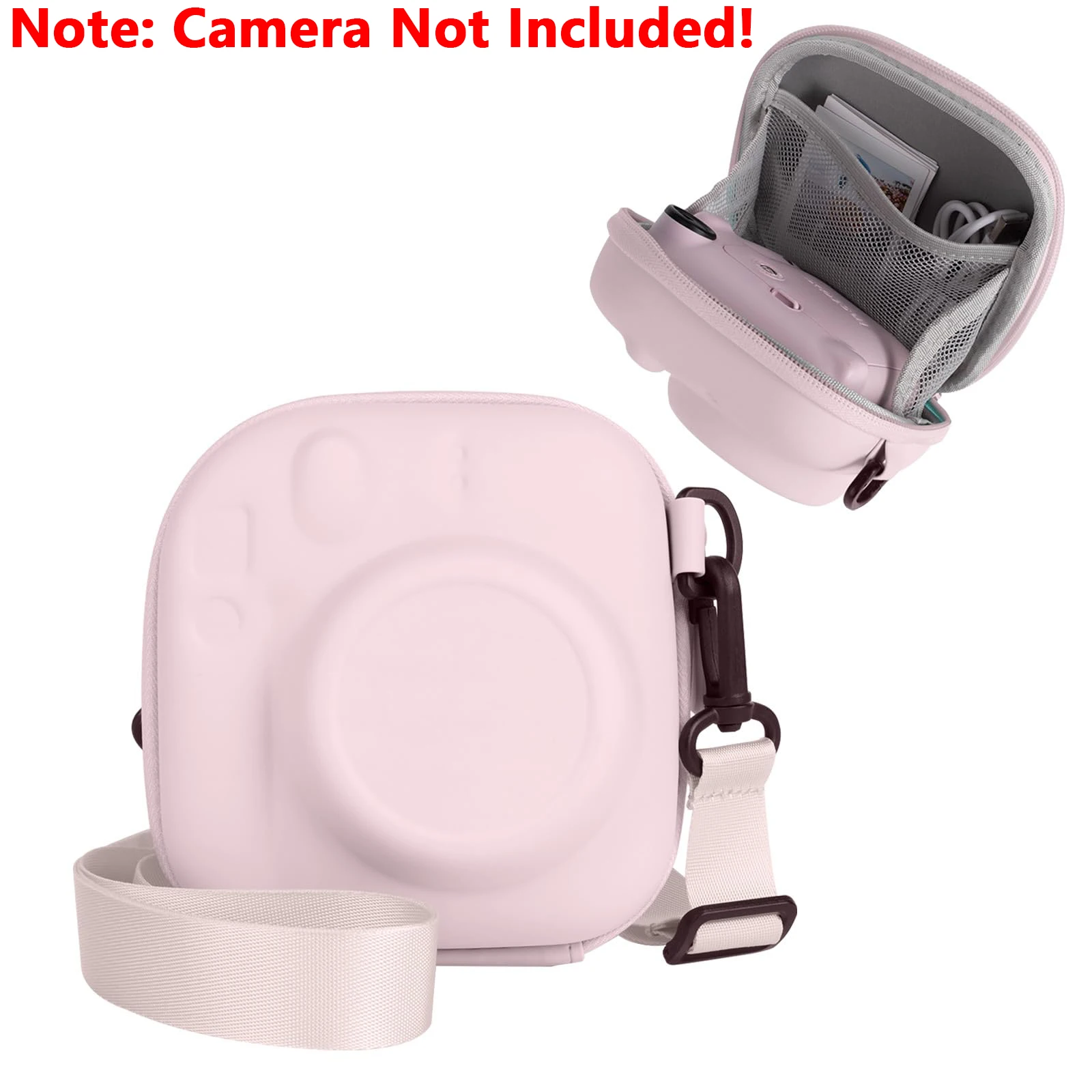 1 piece Camera Eva Storage Bag for Instax Mini 12/11/9/8/99/40 Cameras with Shoulder Strap