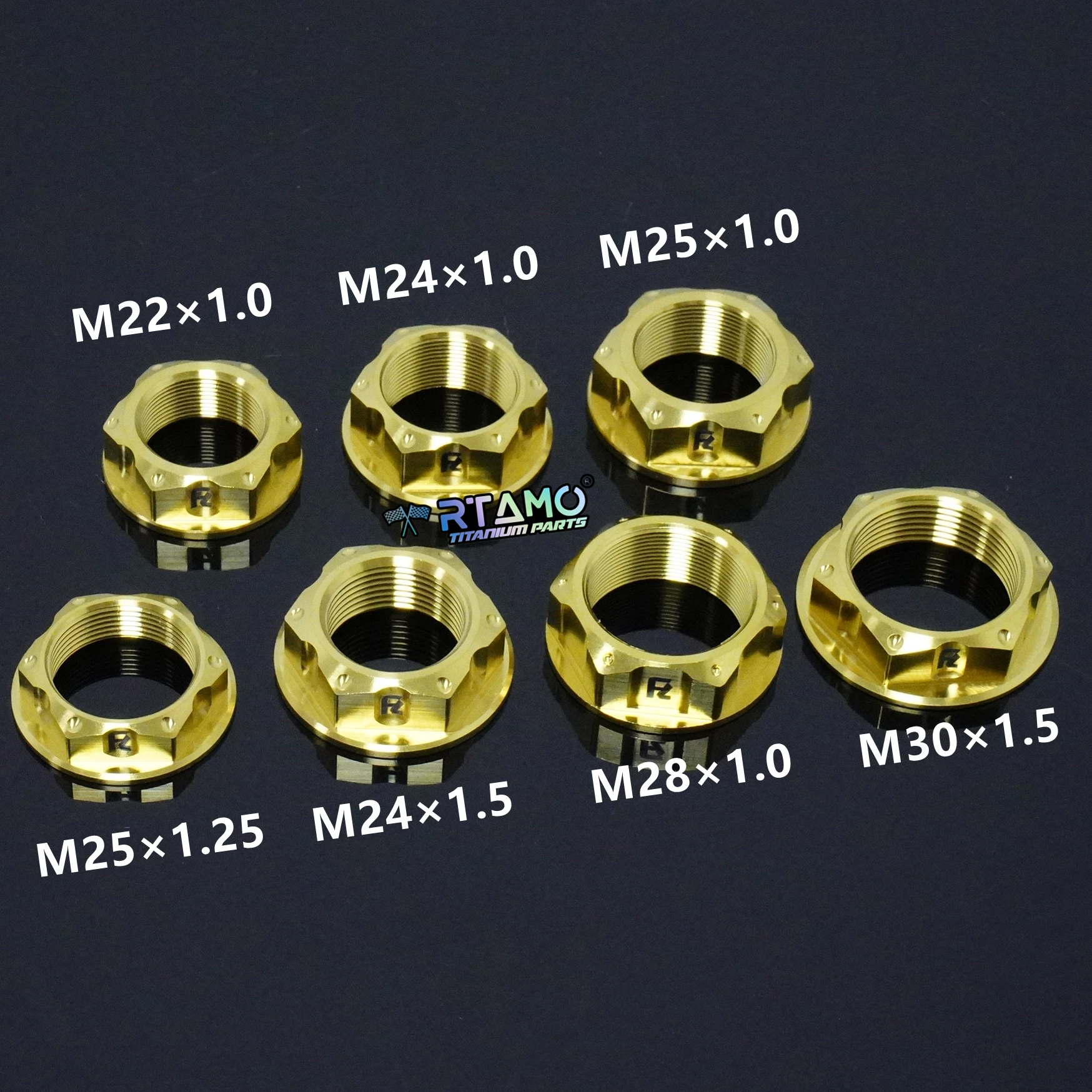 thumbnail image 2 of AMLESO 5xFork Steering Stem Nut Caps Motorcycle Replacement For Crf Xr 50 M22 2 of 10