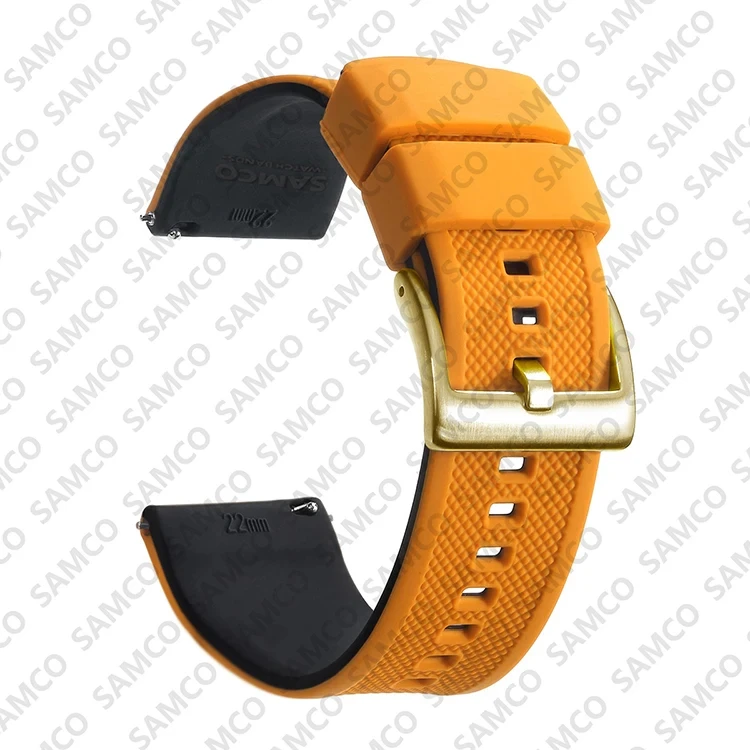 Enhanced Quick Release Silicone Watch Strap - Premium Rubber Band Replacement