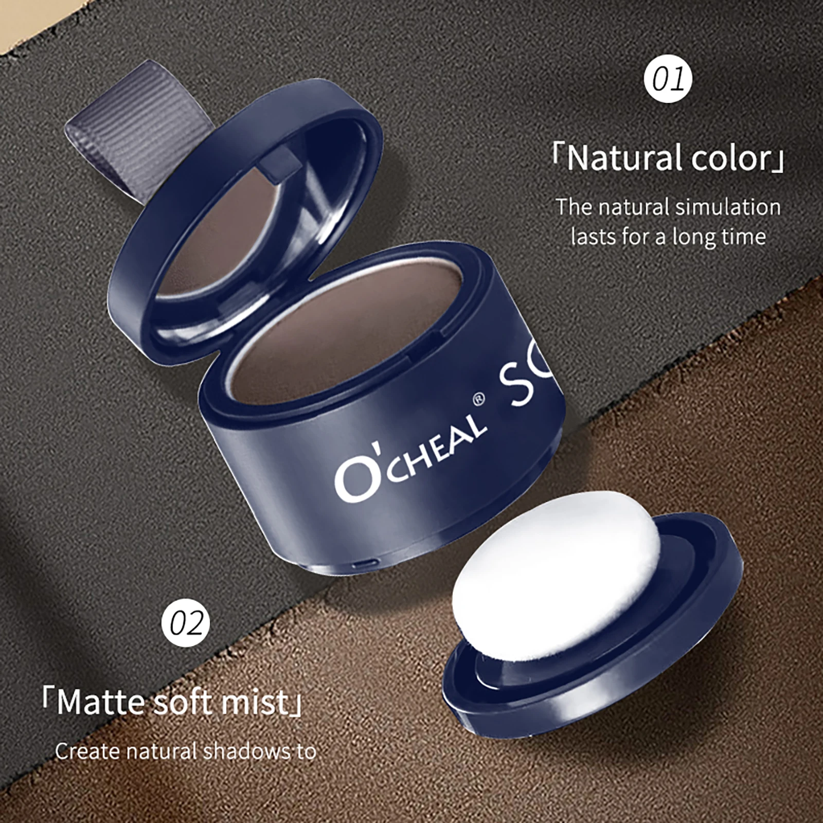 O'CHEAL Hairline Fluffy Powder Repair Volume Powder Shadow Shadow Powder Hair Concealer Coverage Fill Forehead Hairline 4