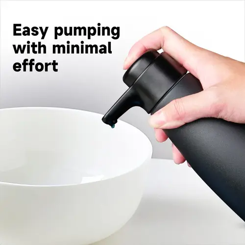 AIKE-액체 비누 디스펜서 접시, 비누 주방 디스펜서, 440ML 수동 프레스 펌프 병, 주방용 비누 디스펜서, 손 씻기 2