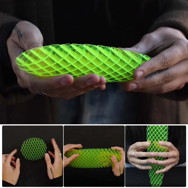 Worm Big Fidget Toy Fidget Worm Unpacking Morphing Worm Six Sided Premendo Antistress Squishy Worms Giocattoli Antistress