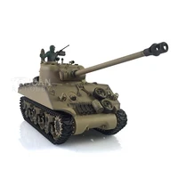 NEW HENG LONG 1/16 7.0 Upgraded M4A3 Sherman RC Tank 3898 Metal Tracks Barrel Recoil Remoted Panzer Toys Gifts for boys TH19782 1
