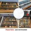 Clear Acrylic Spice Drawer Organizer,Seasoning Jars Drawers Insert,Kitchen Spice Rack Tray for Drawer (Jar Not Included) 4