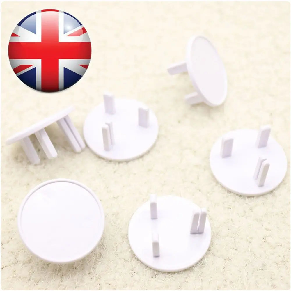 10Pcs Outlet Safety Baby UK Power Socket Guard Protector Plug Cover