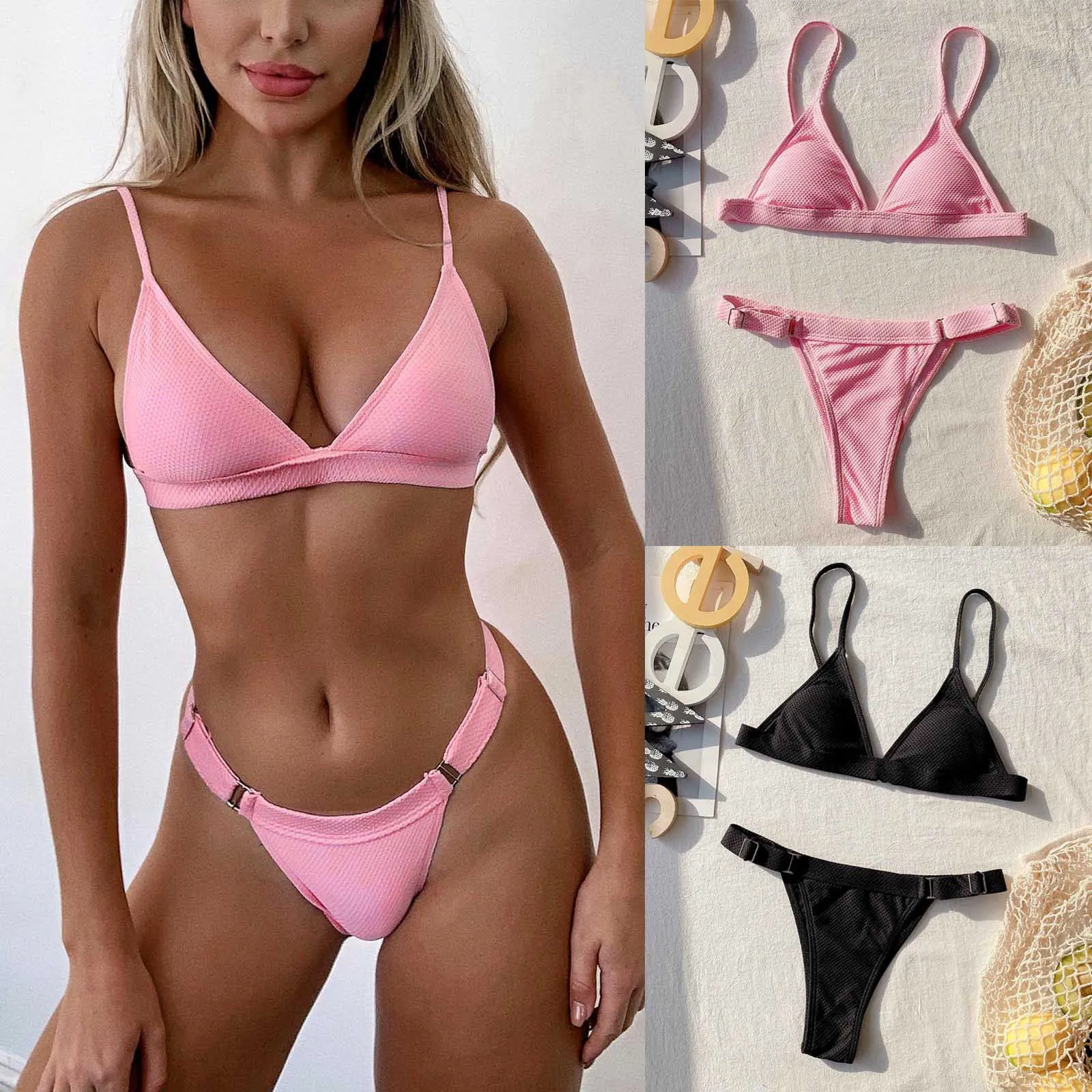 

Women Sexy Bikini Shorts Push-Up Pad Swimwear Set Swimsuit Beachwear Tall Swimsuits for Women