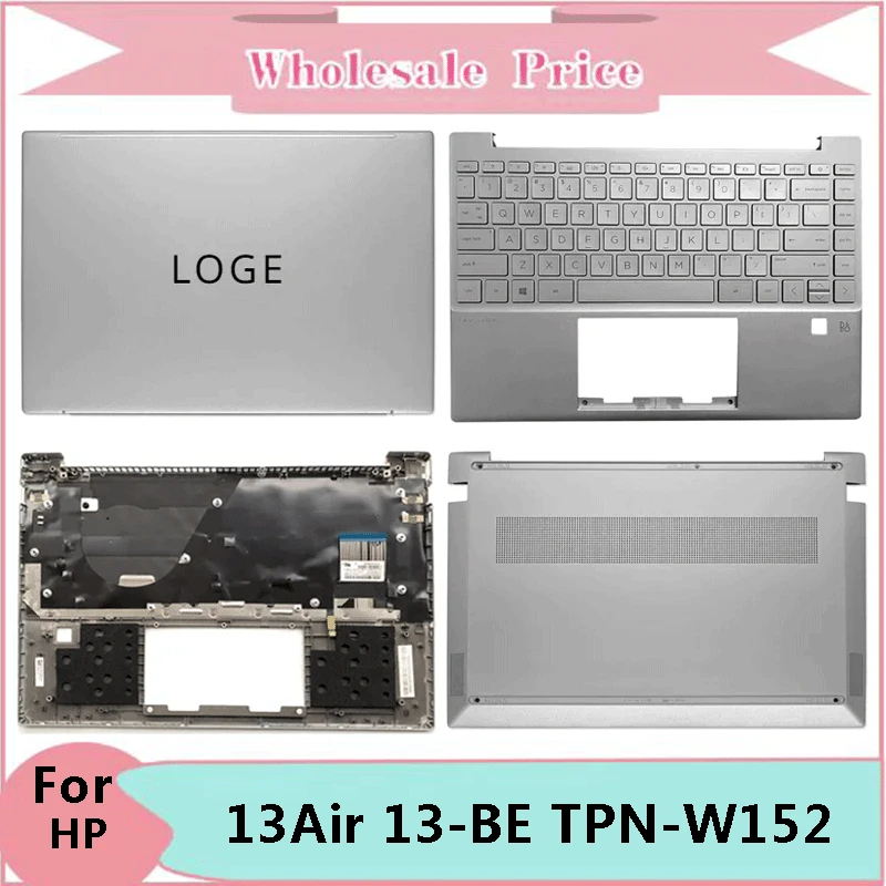 

New For HP Pavilion 13Air 13-BE TPN-W152 Laptop LCD Back Cover Front Bezel Upper Palmrest Bottom Base Case Keyboard Hinges