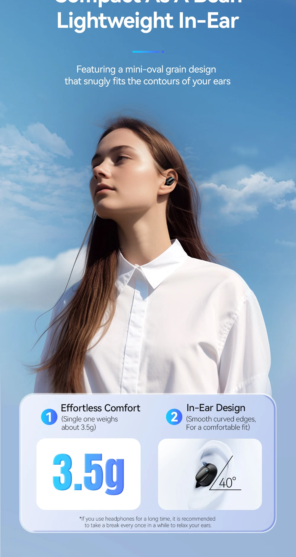 Description Picture 5 of itemEssager TWS Bluetooth5.3 Earphone Noise Cancelling Earbuds True Wireless Stereo Sports Headset  In-Ear Handsfree With Microphone