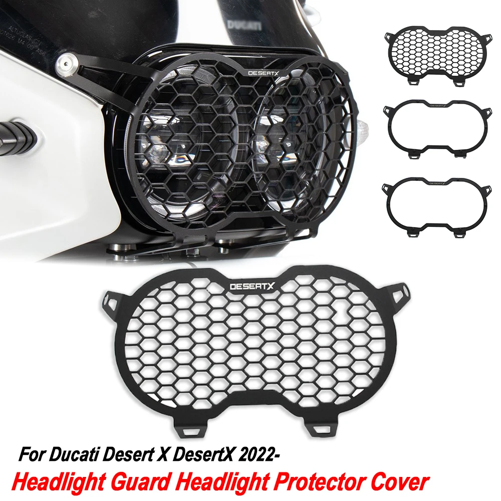 Мотоциклетные аксессуары, защита фары, Защитные чехлы для решетки радиатора, Мотоциклетные аксессуары для Ducati пустыня X 2022 2023