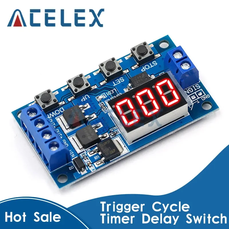OMRON PLC Timer Modules DC 24V Programmable Delay Timer Relay Module ...