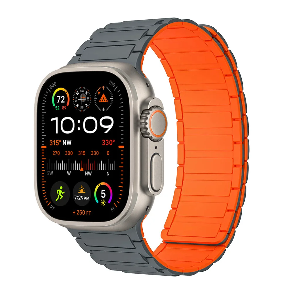 Magnetic Silicone Link Bracelet