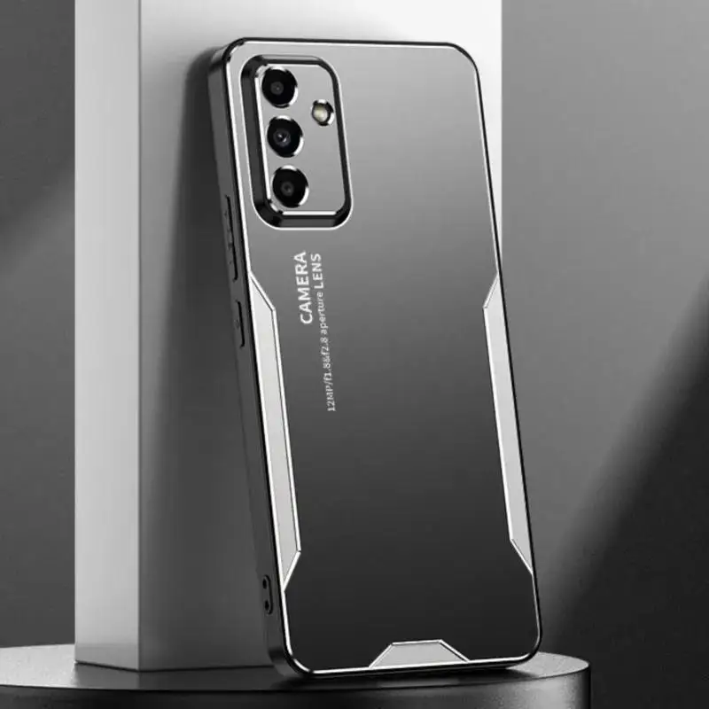 Premium Aluminum Alloy Metal Phone Case with Cold Skin Feel Finish