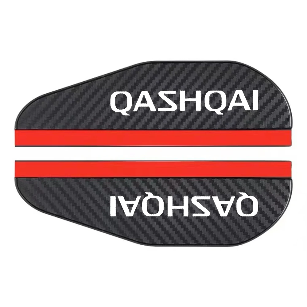 2Pcs Carbon Fiber Car Rearview Mirror Eyebrow Rain Cover Nissan Qashqai Car Accessories rearview mirror rain shield rearview mirror rain eyebrow rearview mirror rain guard