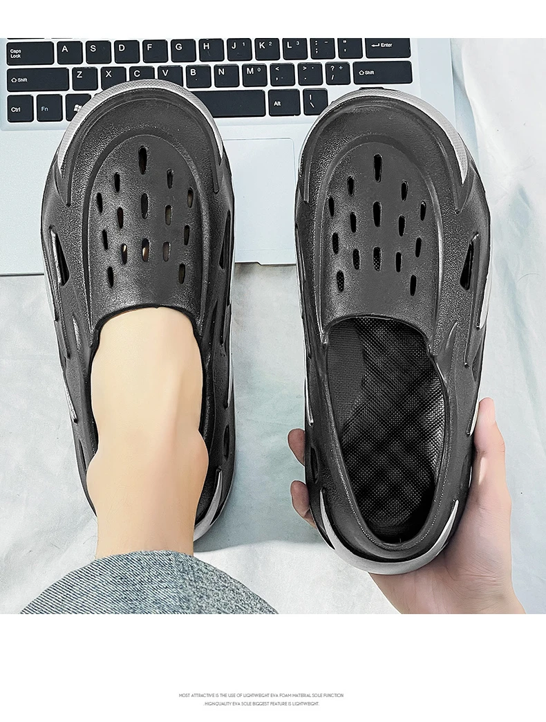 2022 Hot Summer New Personality Fashion Slippers Home Massage Soft Bottom for Men Sandals Men's Flip Flops Beach Zapatos Hombre