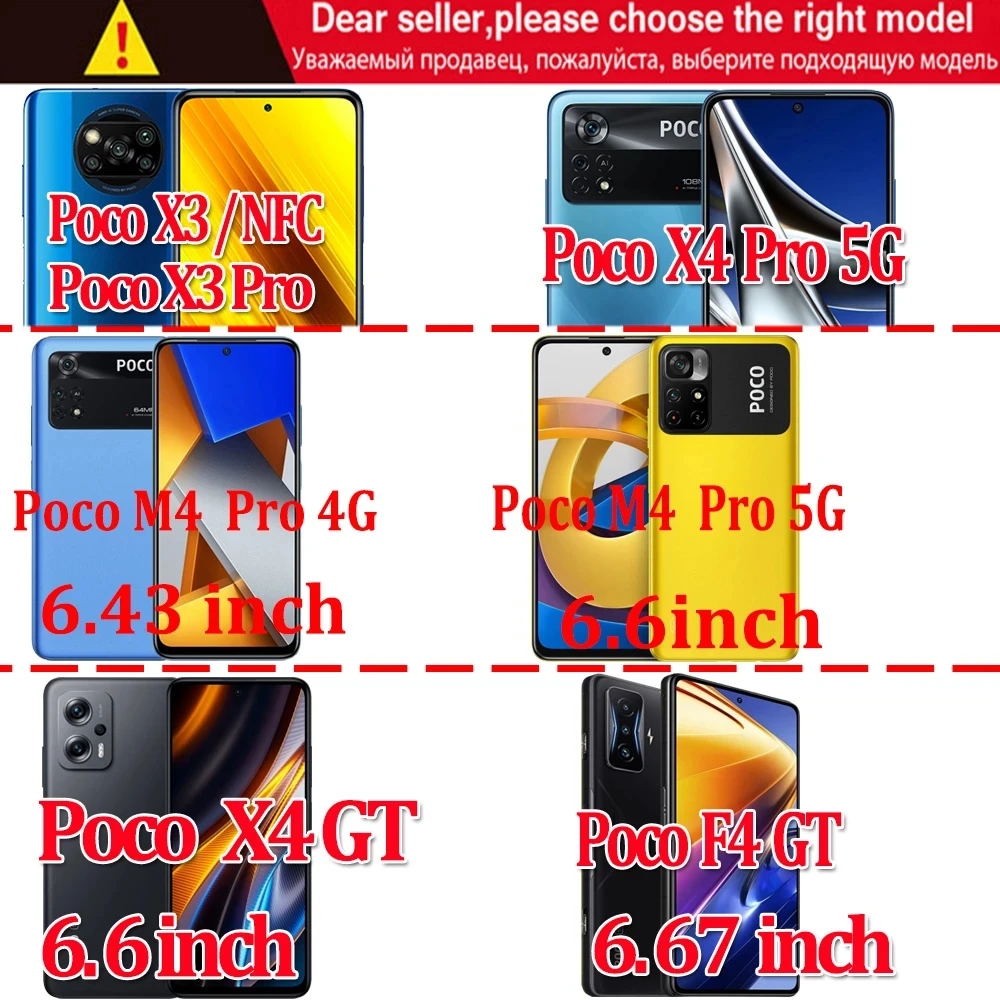 Película Poco X3 X4 Pro 5G vidrio templado Poko M3 M4 película de cámara Poco F4 GT F3 protectores de pantalla para Xiaomi Poco X 4 GT Pro vidrio