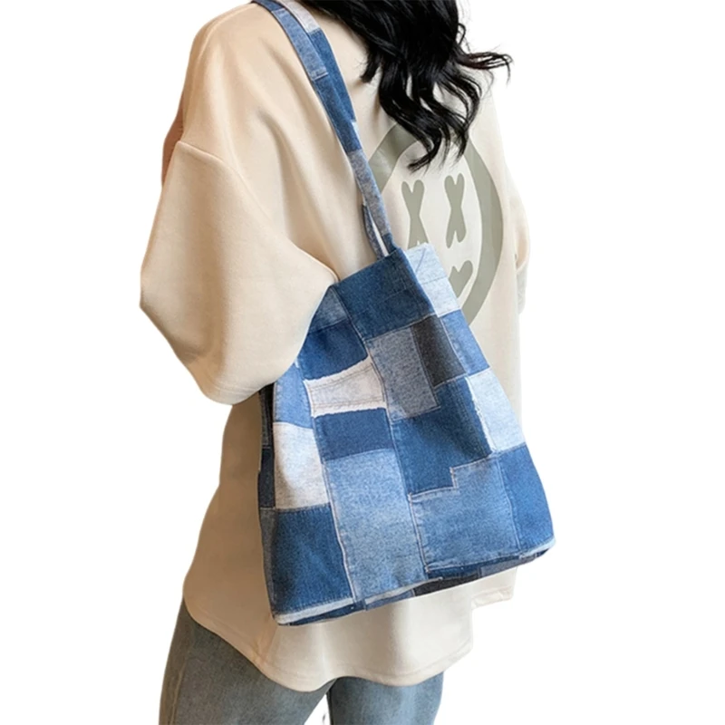 Lightweight Women Shoulder Bag Canvas Handbag Unique and Practical Underarm Bag