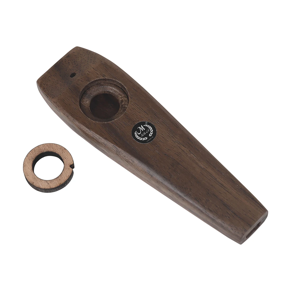 Wooden Kazoos Lightweight Portable For Beginner Flute Instrument Music Lovers Woodwind Simple Design Rosewood