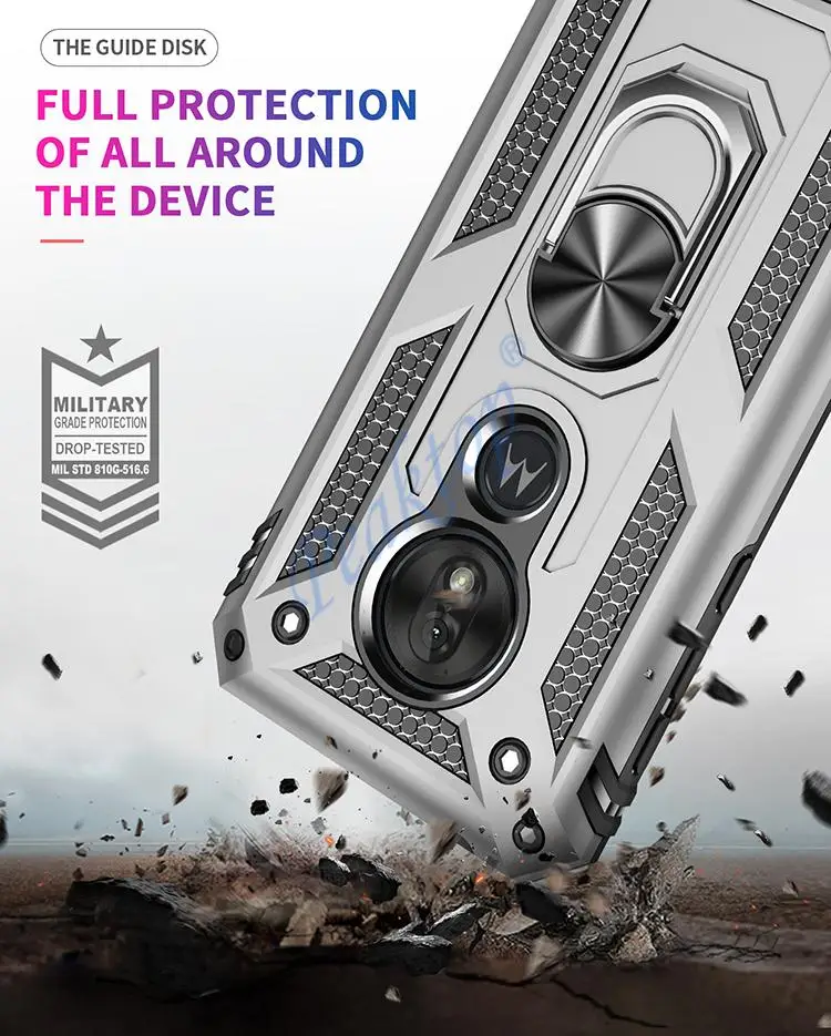 Custodia Protettiva Per Moto G04 G32 G50 E5 E7 E13 E20 E30 - Foto 2