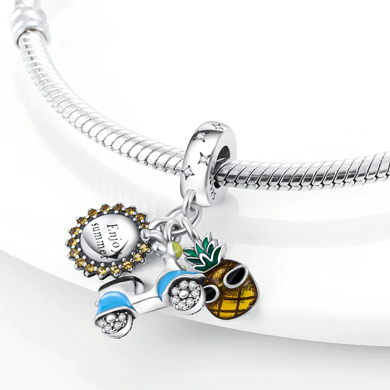 2022 New 925 Sterling Silver Bracelet extender Fit Original Women Bracelets Lengthen Lady Silver Jewelry Making 3.5cm And 4cm