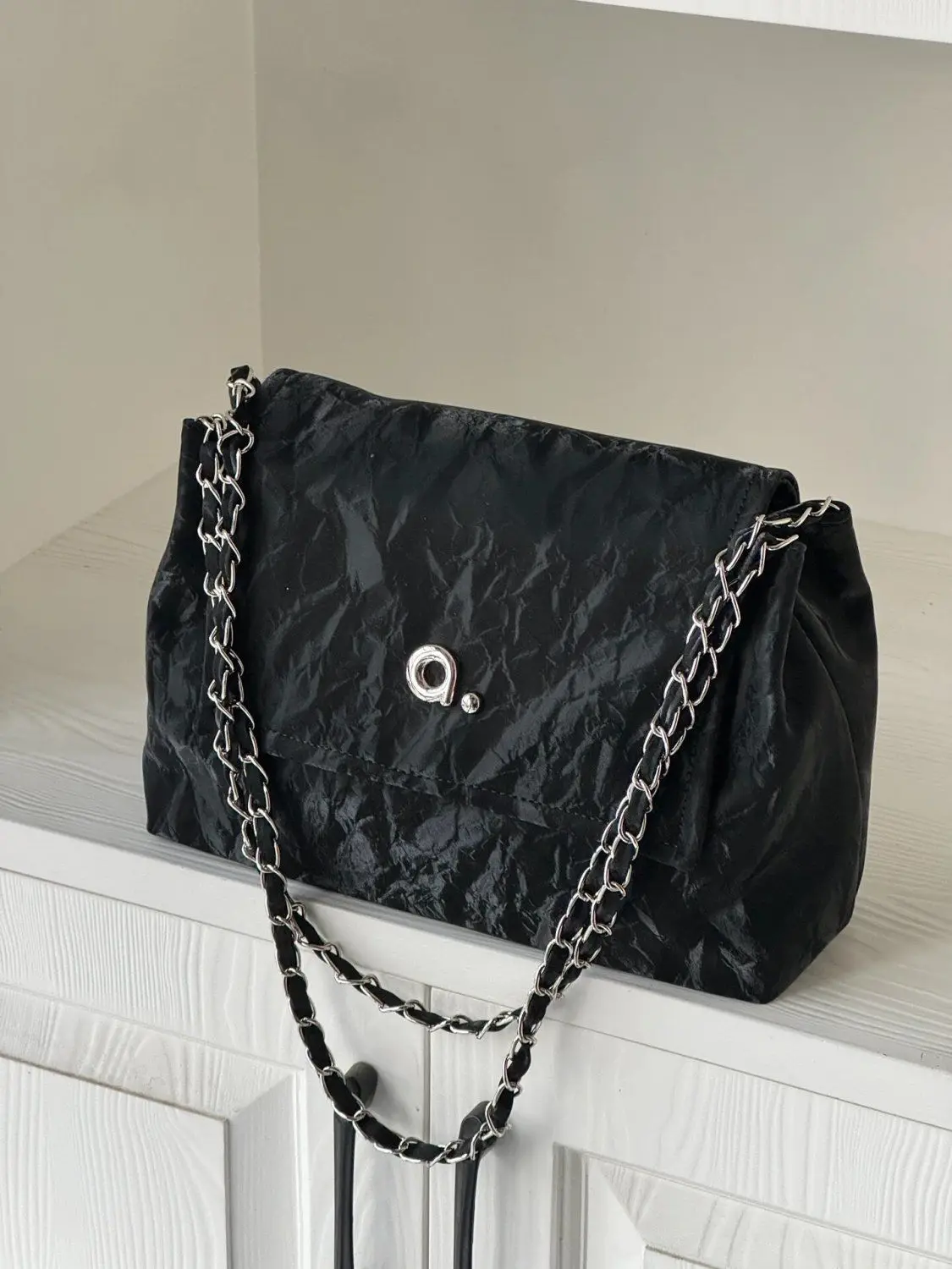 JIAERDI Vintage Khaki Shoulder Bags Wallet Women Retro Chain Casual Large Capacity Tote Bag Ladies Versatile Y2k Handbag 2025