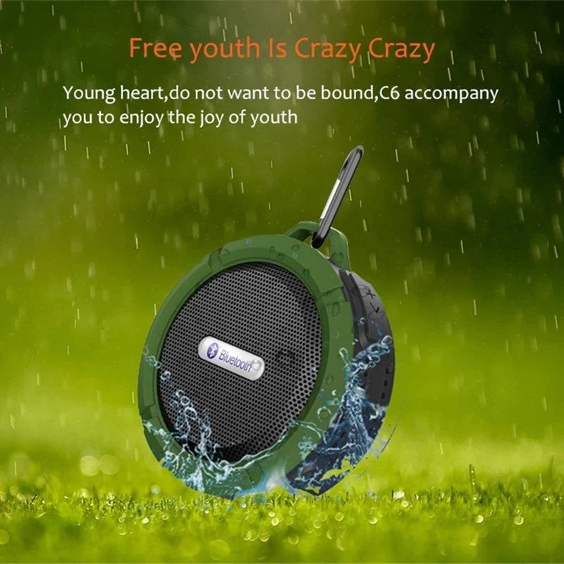 Altoparlante Bluetooth wireless portatile impermeabile per mini subwoofer Bluetooth per auto, box audio per auto Caixa De Som Automotive_voghion.com