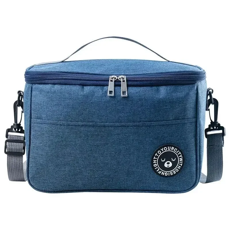 Portable Lunch Bag Food Thermal Box Waterproof Office Cooler Lunchbox with Shoulder Strap Insulated Case lunch bag cooler bag