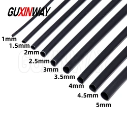 Black Heat Shrinkable Insulation Sleeve - 5 Meters, Multiple Sizes Available - 4mm