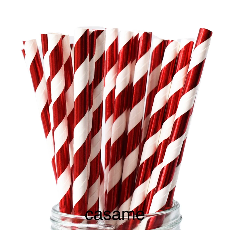 Cannucce Di Carta Biodegradabili Colorate – 200 Pezzi – Ecologiche Per Succhi, Frullati E Cocktail – Perfette Per Feste