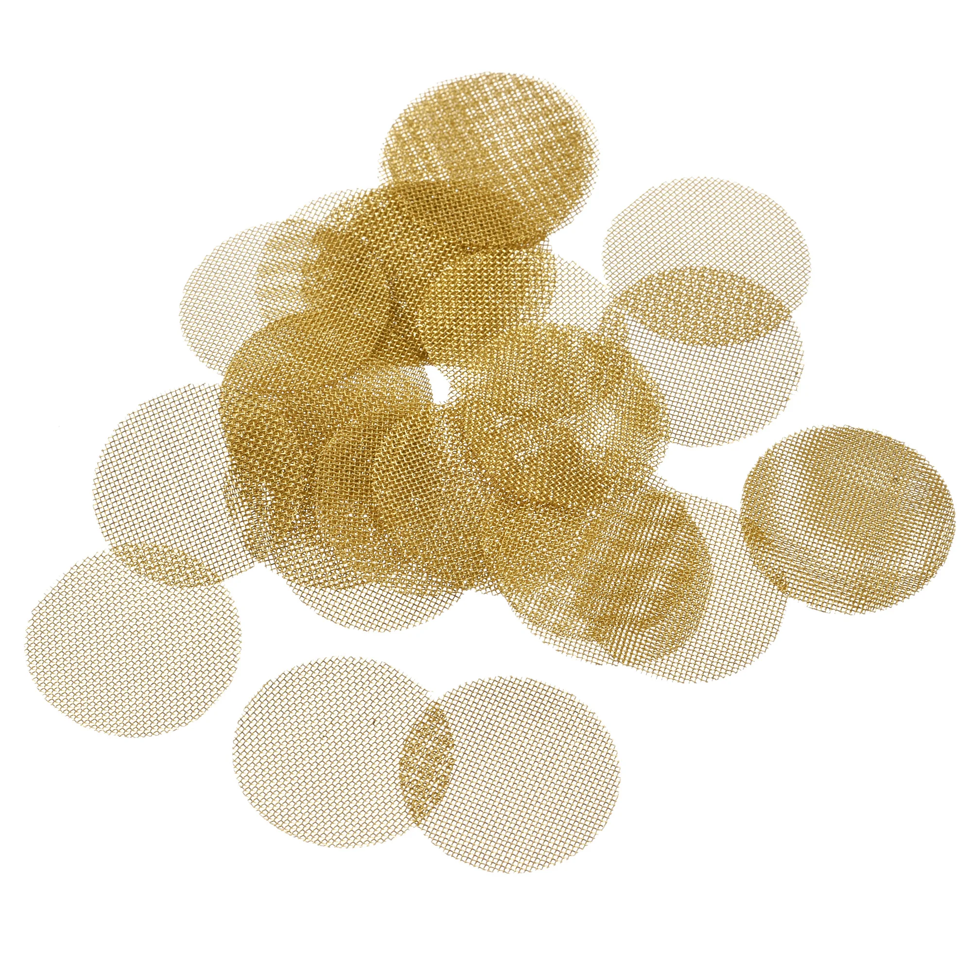 30Pcs 19Mm Diameter Pipe Screen Brass Screens Multifunctional Smoking Accessories For Pipe Filter
