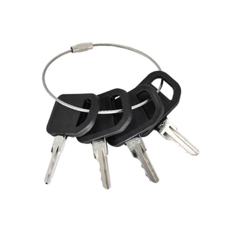 4Pcs 점화 키 AM131841 AM101600 존 디어 트랙터 GX85 GX255 GX325 GX335 GX345 GX355 GT225 GT235 GT242와 호환 가능