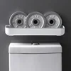 Wall Hanging Toilet Bathroom Storage Cabinet Rack Punch Free Multifunctional Artifact Above Toilet Rack Shelf Organizer 3