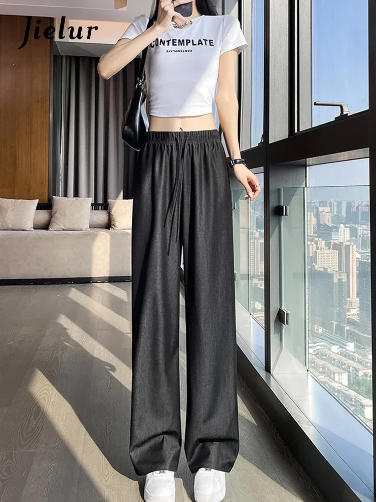 Рисунок 4 - Женские прямые брюки с завышенной талией Jielur