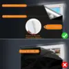 100% Blackout Curtain Removable Portable Travel Blocking Darkest Window Film Cloth Temporary DIY Blackout Curtains 3