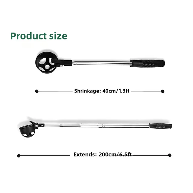 Retractable Golf Ball Retriever – Stainless Steel Pickup Tool 2