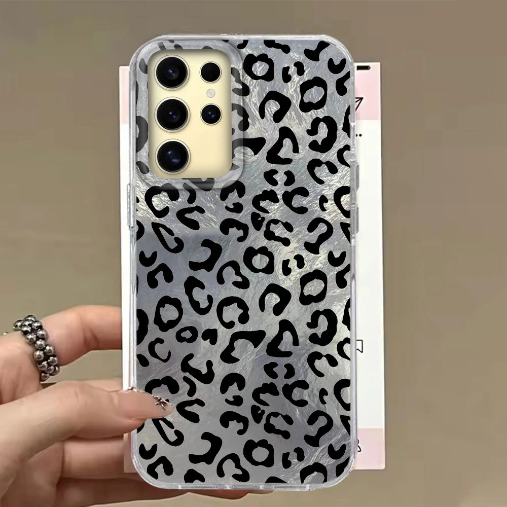 Pink Leopard Glacier Pattern Phone Case
