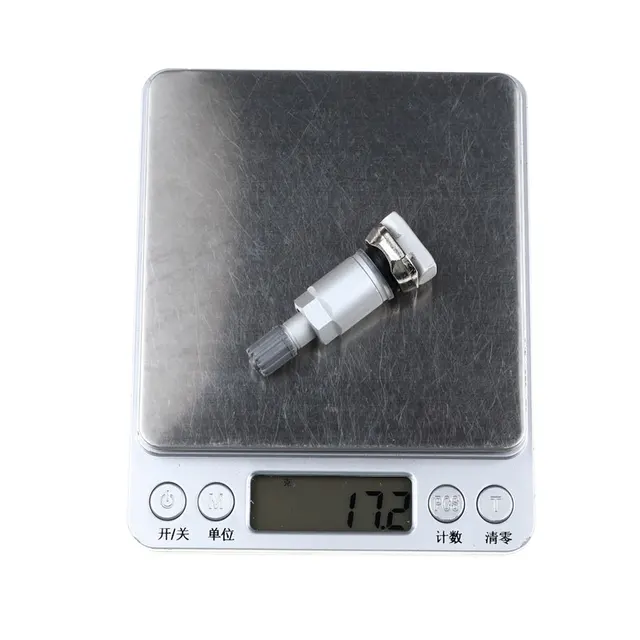 Kit Valvole TPMS Tubeless - 4 Pezzi In Lega Per Sensori Pressione Pneumatici - Compatibile Volvo, BMW, Ford, VW