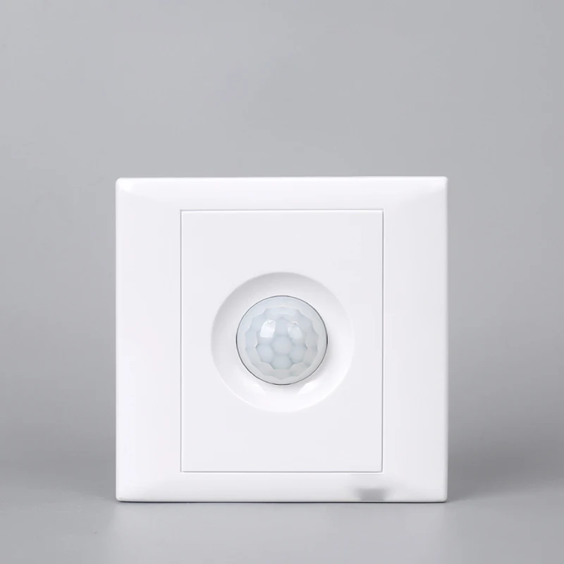 

2pcs Infrared human body sensor switch 2-wire 86 type 220V aisle light intelligent sensor delay switch