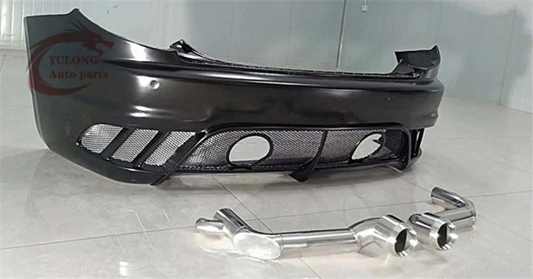 FRP or semi-carbon fiber MC style front bumper rear bumper side skirt fender Exhaust pipe for Maserati Granturismo GT - - Racext 27